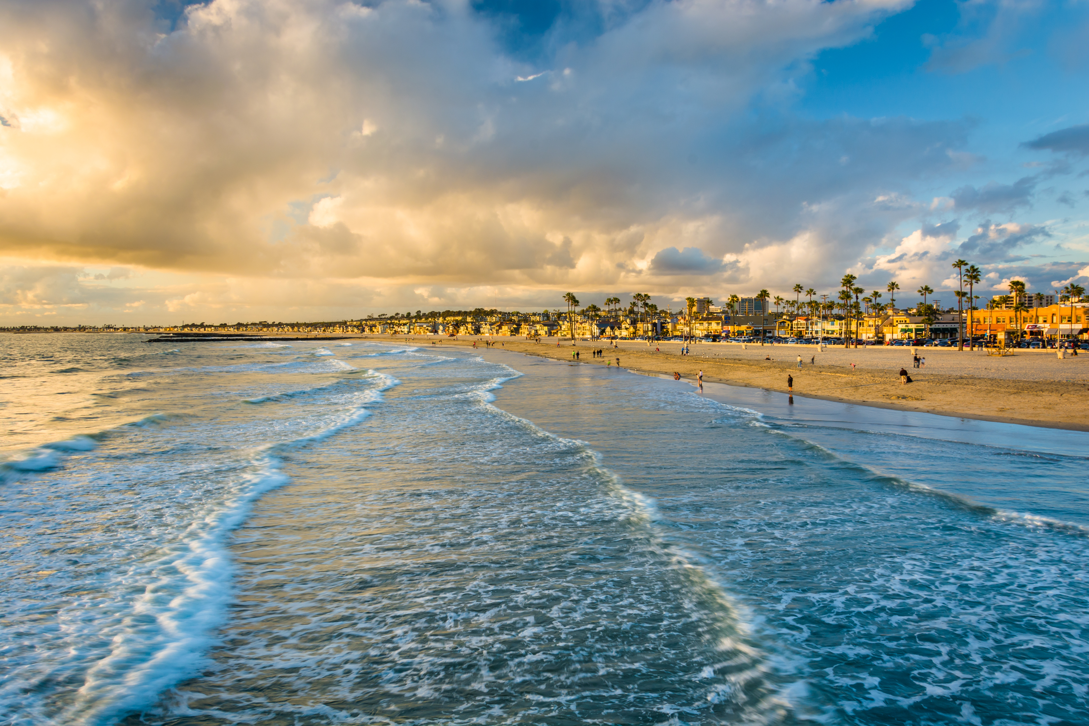 beach and ocean in Newport Beach, California
