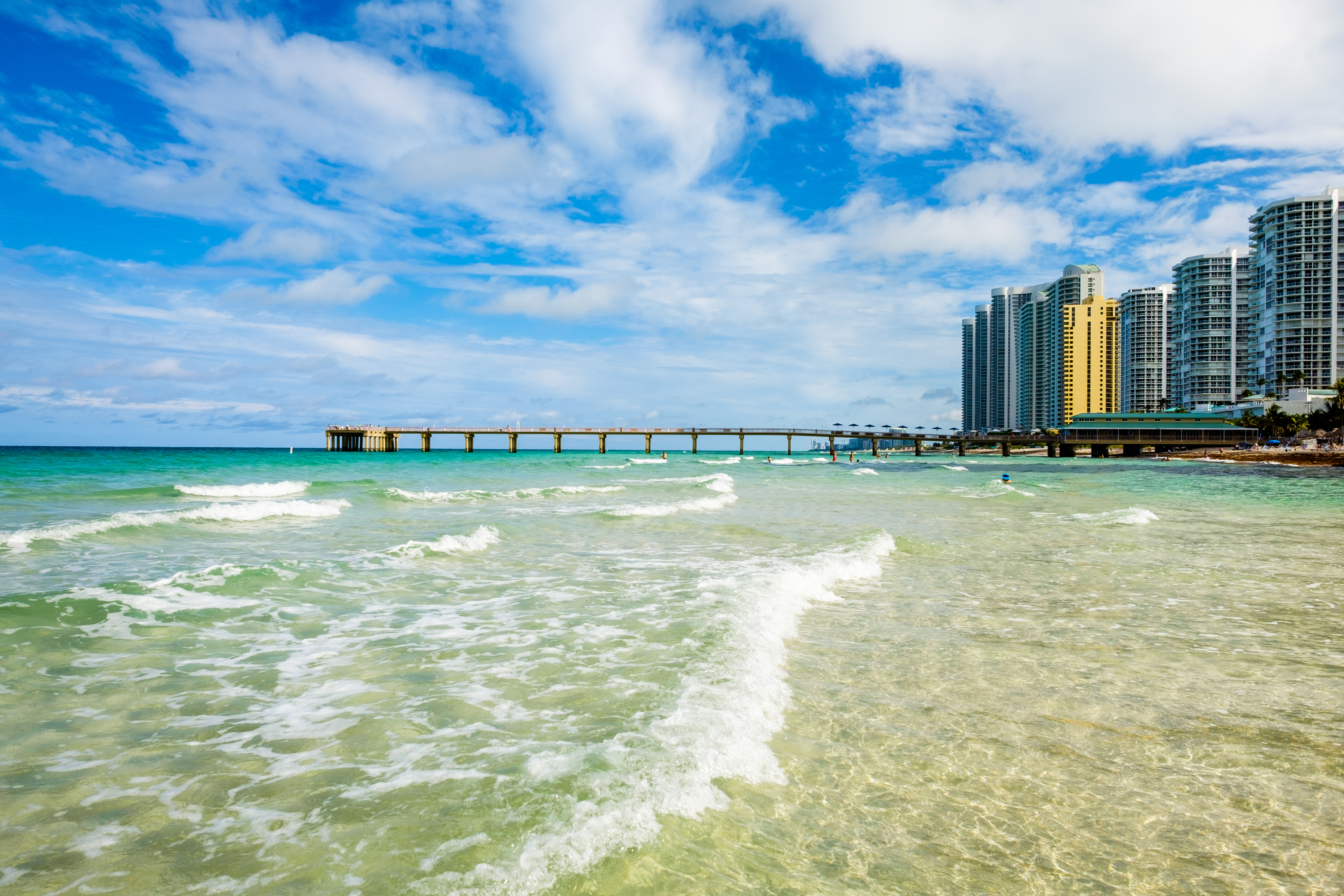 beach and coastline in North Miami, FL