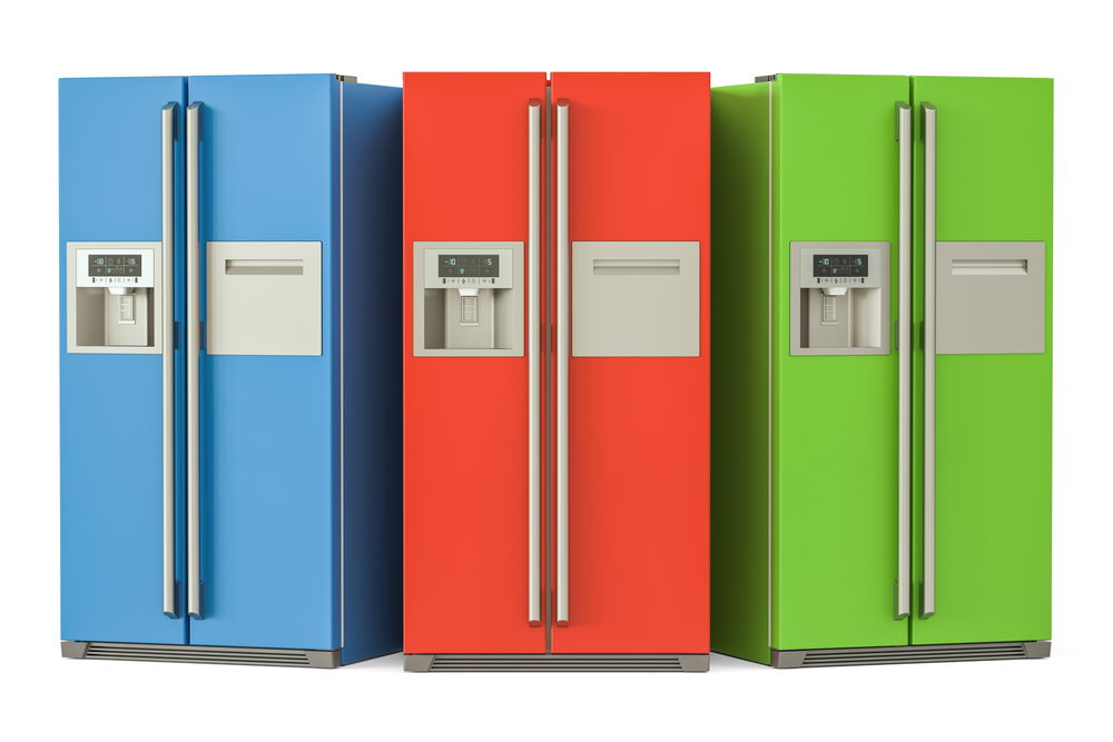 Multicolored refrigerators