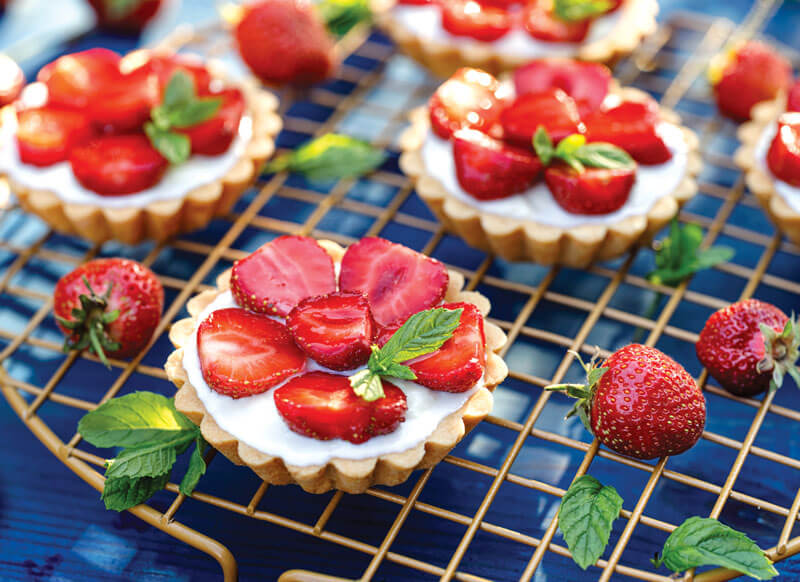 Champagne Glazed Strawberries